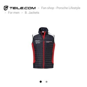 Porsche Lifestyle Collection Padded Vest ***price reduced***